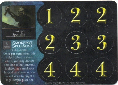 Piratas - Davy Jones Curse & Totenkopp - Tarjetas coleccionables individuales Kust Wizkids - Imagen 97 de 114