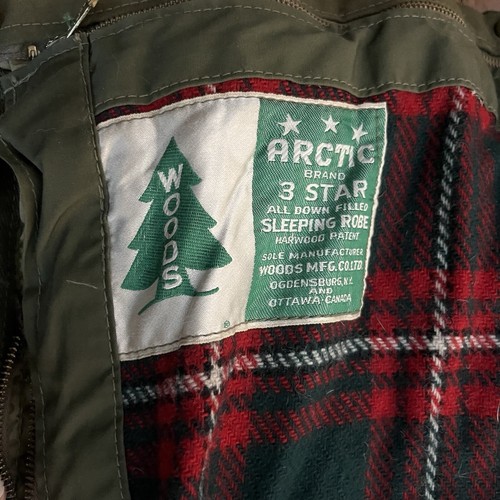 Vintage Woods Arctic Sleeping Robe Bag 3 Star Canvas 78x84 HEAVY - Picture 2 of 20