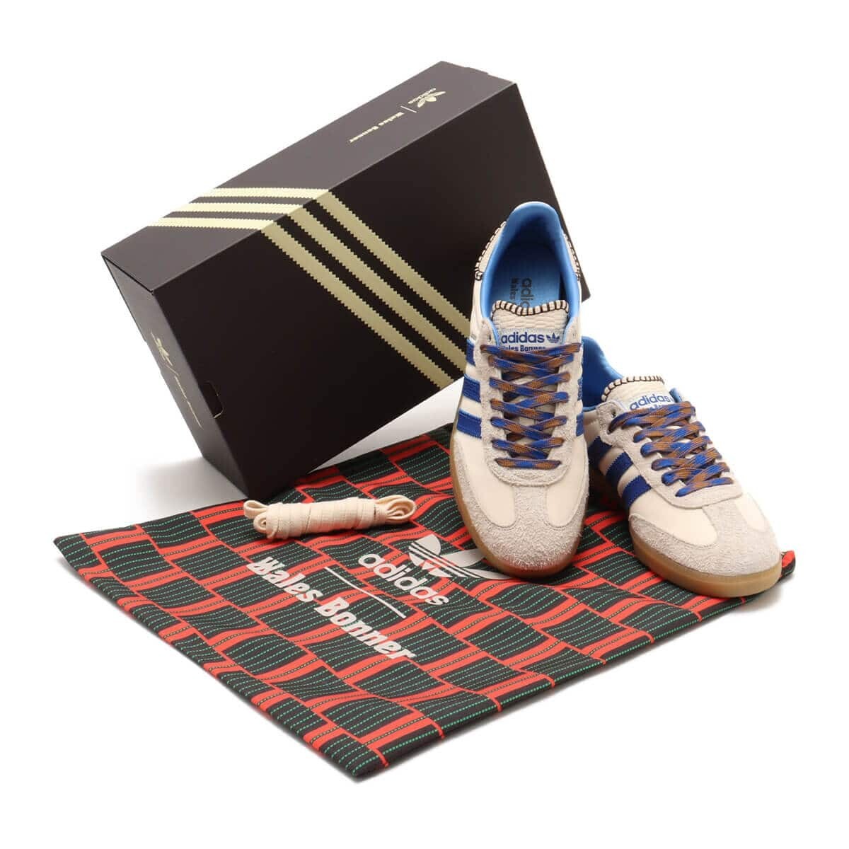 Wales Bonner × adidas Originals Nylon Samba Wonder Clay Royal Blue