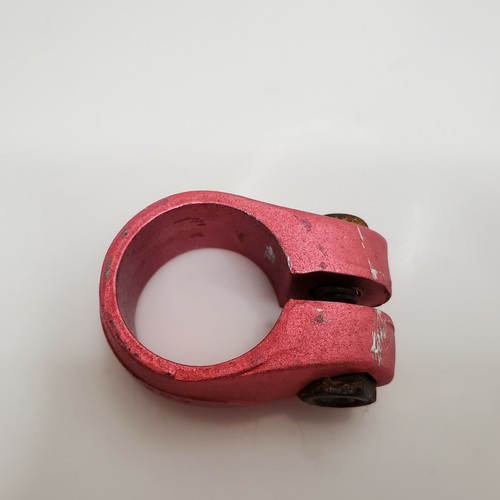 Vintage 1980's BMX Racing Seatpost Clamp 28.6mm Red HTF - Picture 6 of 7