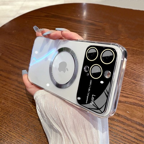 Für Apple iPhone 15 14 Pro Max 13 12 Magsafe Klar Case Handy Magnet Schutzhüllen - Zdjęcie 17 z 18