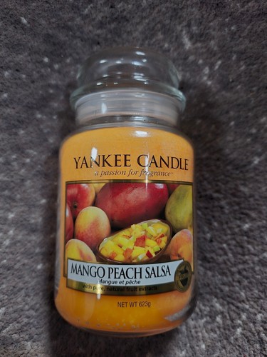Yankee Candle Large Jar Mango Peach Salsa 2017 Hard To Find
