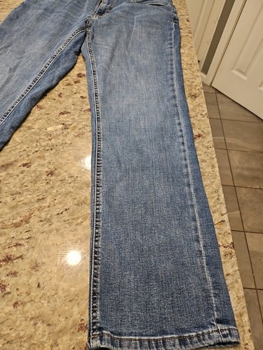 IZOD Hombre MEDIO Lavado Relajado Pierna Recta Azul Denim Jeans Talla 34X30 - Imagen 2 de 24