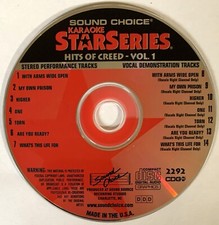SOUND CHOICE KARAOKE STAR SERIES - HITS OF CREED - VOL 1 - SC2292