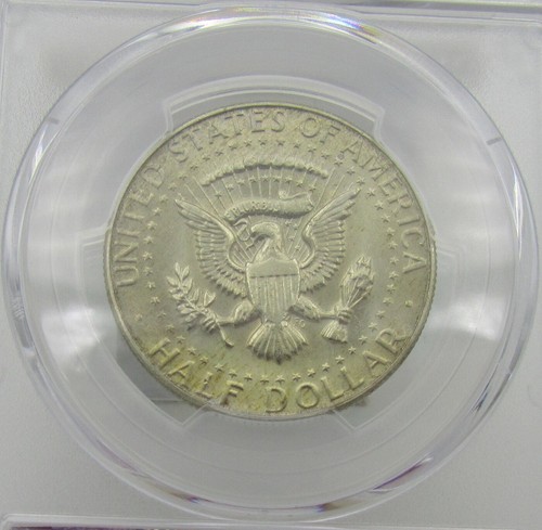 1970-D Kennedy Half Dollar PCGS MS64 Type 2 40% Silver Graded 50 Cent Coin - Picture 3 of 3