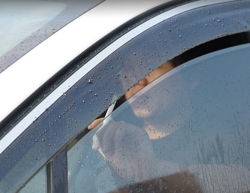 For Toyota CROWN 2005-2009 Window Visors Rain Sun Guard Ven ABS 4PCS - Picture 3 of 5
