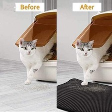 Fxxswey Tapis De Litiere Pour Chat Pliable Double Couche Nid D Abeille Etanch Ebay