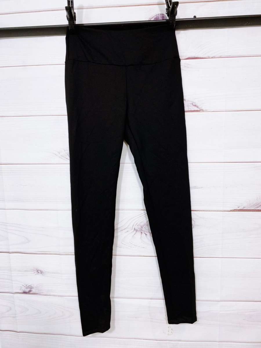 INC International Concepts Womens Leggings Size S Black High Rise Pull On