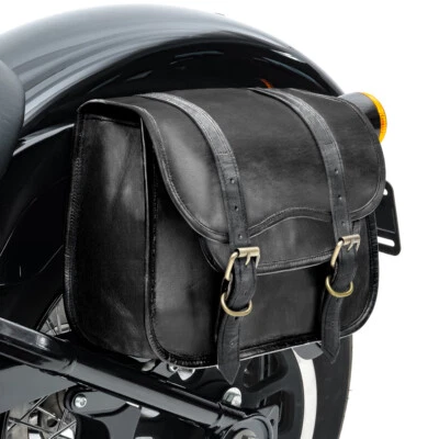 Borsa laterale Vintage per Triumph Bonneville T120 / T100 Craftride SV1 nero