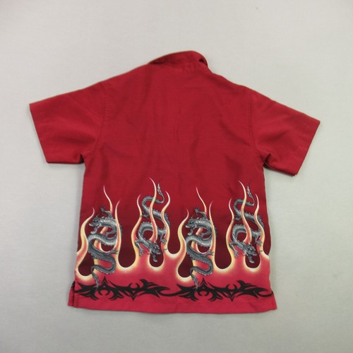 Extreme Gear Shirt Boys Medium Short Sleeve Casual Button Front Lightweight - Picture 4 of 7