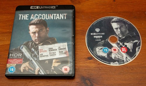 The Accountant - 4K / UHD Blu Ray Movie - UK PAL
