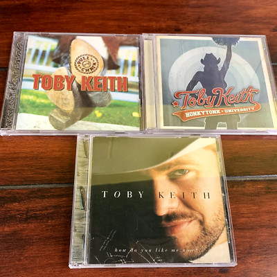 Toby Keith Lot CDs Pull My Chain, How Do You Like Me Now, Honkytonk University