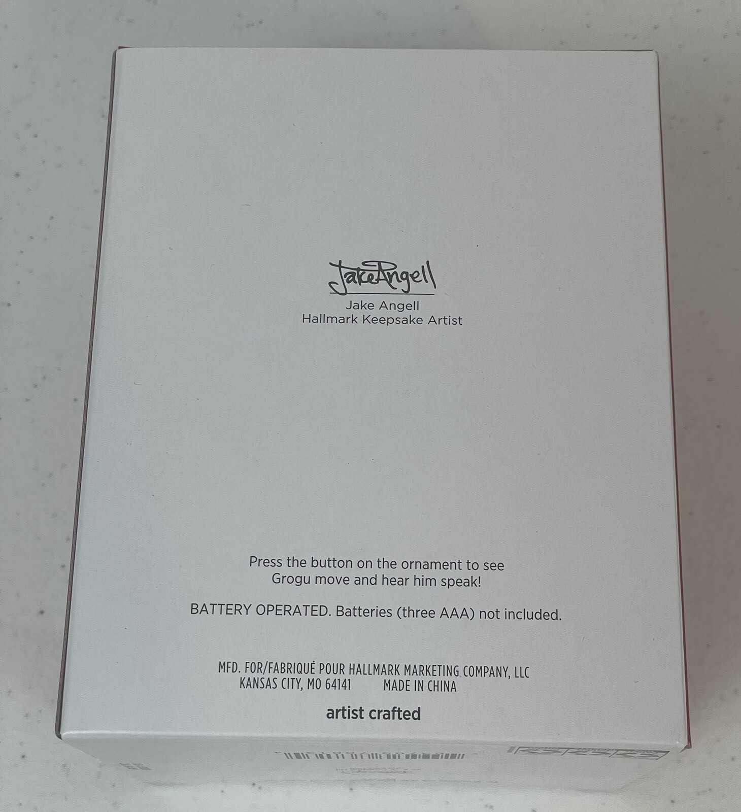 Hallmark Keepsake 2022 Christmas Ornament Star Wars Grogu Baby Yoda