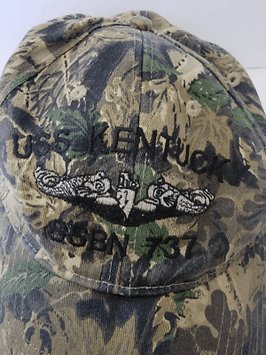 Otto Flex USS Men's Kentucky Hat Camouflage Cap Embroidered Green