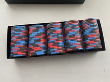 100  100$ SCIENTIFIC GAMES  POKER CHIPS (SLOT MACHINE MANUFACTURE) NEW IN BOX