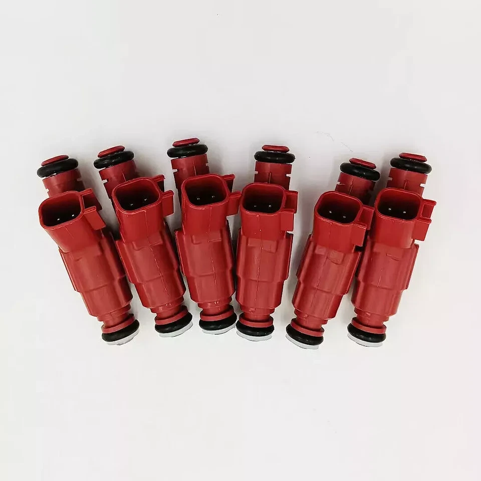 6X Genuine Upgrade Fuel Injector 12 Hole Bosch Jeep Cherokee 1999+ 4.0L EV6 24lb Foto 3 de 4