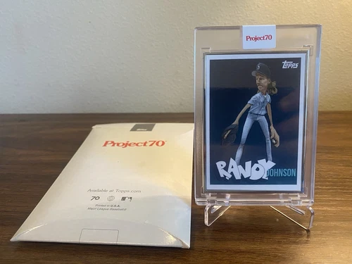 2021 Project 70 Artist Proof Silver Frame /51 Randy Johnson Blue the Great W/box