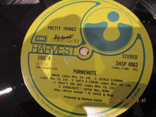 Pretty Things S.F. Sorrow Vinyl LP Schallplatte RockPsych. VG bis VG+. Prett1 - Bild 5 von 9