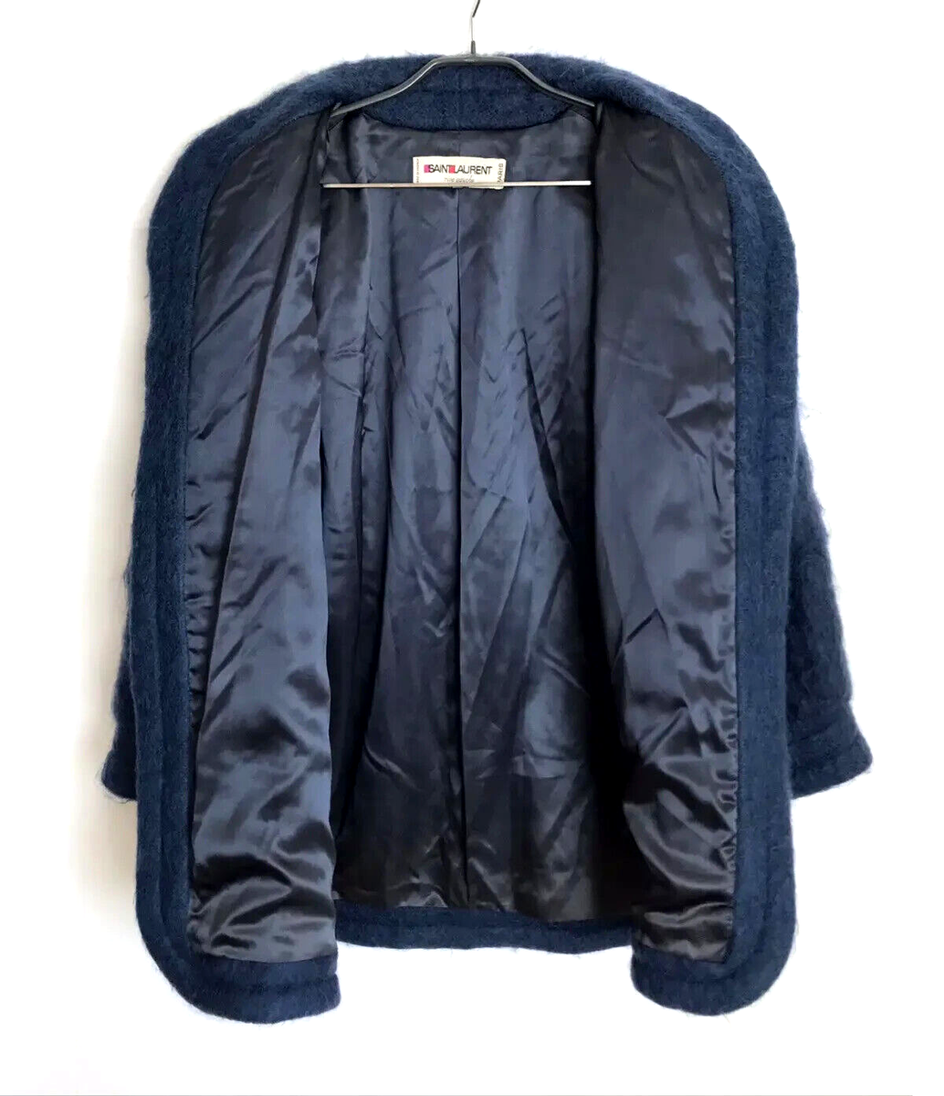 ジャケット・アウター YvesSaintLaurent RiveGauche Mohair Coat 70s YSL Mohair Coat | S-M - Lucky Vintage