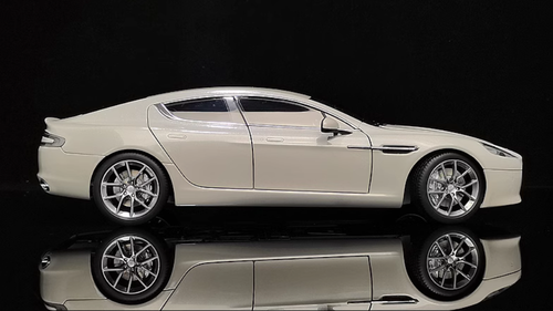 AUTOart 1/18 Alloy diecast car model Aston Martin RAPIDE S Pearl Grey 2015 - Picture 4 of 18