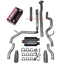 09-14 Ford F150 4.6 5.0 5.4 Catback Dual Exhaust Rear Exit - Flowmaster Super 44