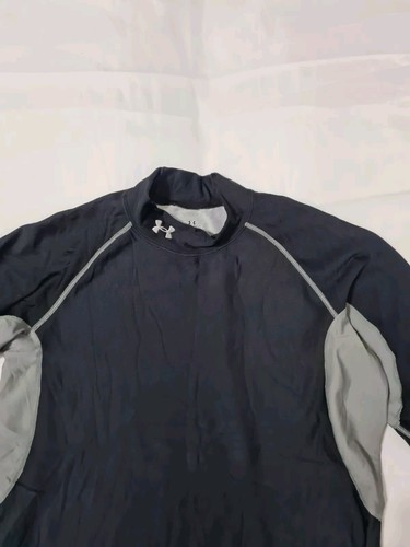 Under Armour Men Coldgear Metal Compression Mock Neck Baselayer Top Size 2XL - Picture 4 of 10