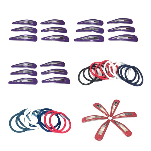 Elastic Hair Bands 50 pcs Hair elastics Mixed Hair Ties for Women Girls Endless - Picture 6 of 7