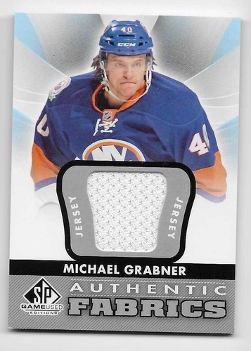 12/13 SP GAME USED AUTHENTIC FABRICS JERSEY Hockey (#AFAK-AFZC) U-Pick From List - Picture 3 of 7