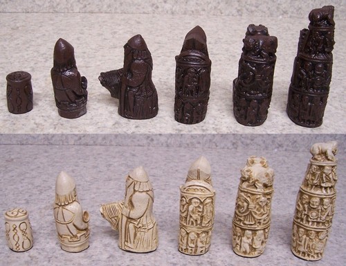 Chess Set Pieces Medieval 14th Century German Historical Europe NEW 3 3/4" kings - Picture 2 of 2
