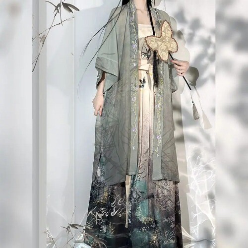 Chinese Ancient Style Sweet Hanfu Dress Embroidery Traditional Princess Dres - Picture 9 of 14