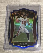 2020 Select Football Tom Brady BLUE PRIZM Premier Level Die Cut #101 Tampa Bay S