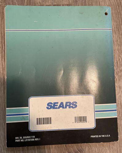 Sears Kenmore Automatic Washing Repair Manuel Do-it-yourself Booklet - Picture 2 of 7