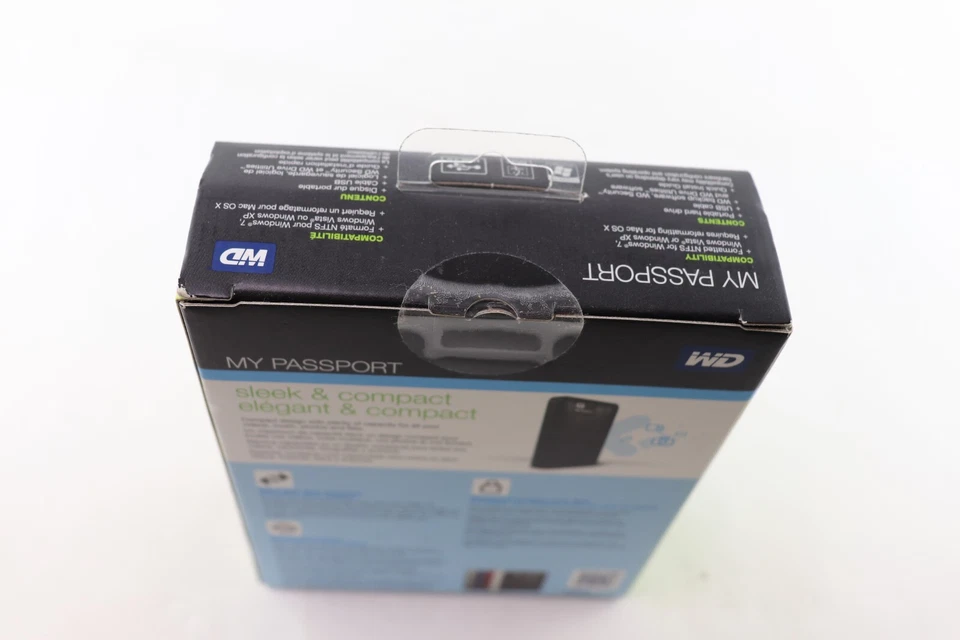 Western Digital My Passport Essential WDBBEP7500ABK Black 750GB External HDD - Image 3 of 4