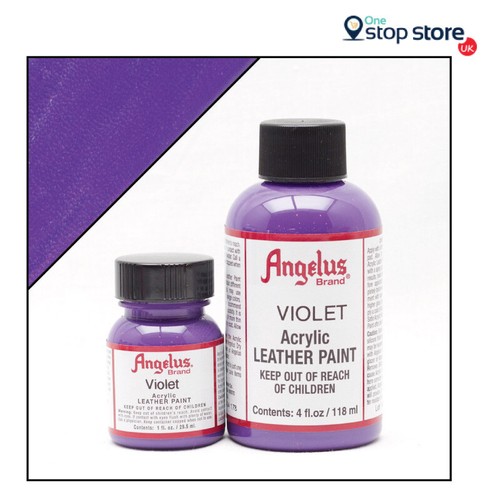 Angelus Acrylic Leather Paint for Sneaker Boot Shoes Bag - All Colours - 1oz/4oz - Picture 37 of 118