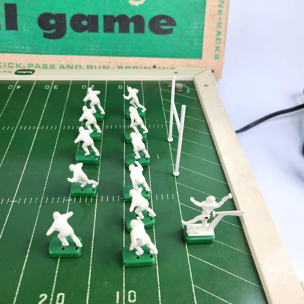 Vintage Tudor Tru Action Electric Football Game 1960s Model 500 Tested Working