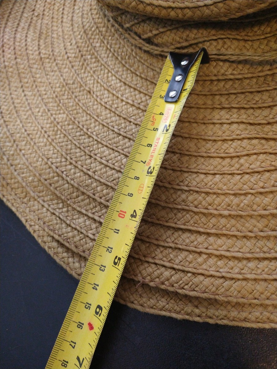 Angela & William 100% Straw Paper Hat Wide Brim With Heart  display picture 2