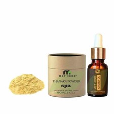 Metherb Thanaka Powder 15 g Kusumba Oil 15 ml for Permanent Hair Removal