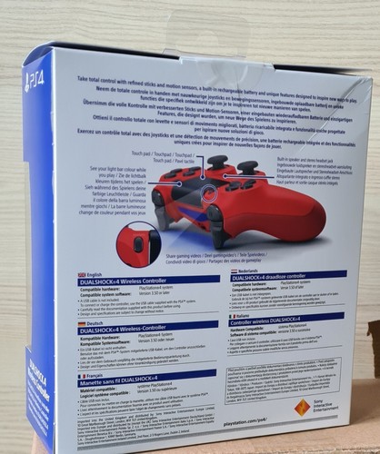Sony, Manette PS4 DUALSHOCK 4 Officielle RED - Photo 2/8