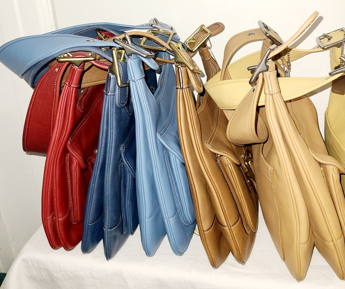 COACH VINTAGE LEGACY SADDLE BAG 9340 RARE BUTTERSCOTH | eBay