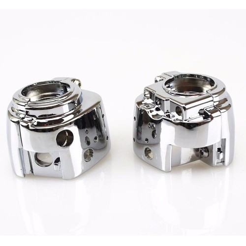 Chrome Switch Housing Cover Fits Harley Davidson Dyna/Sportsters/Softail/V-Rod - Picture 4 of 5