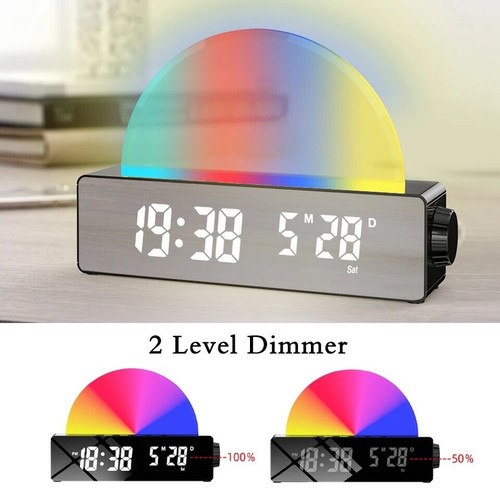 Sunrise Alarm Clock Wake Up Light Clock with Sunrise Simulation Alarm Clocks ... - Picture 3 of 6