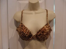 NEW IN PKG FAMOUS MAKER  Bikini Swimsuit Halter TOP 34C
