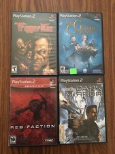 PlayStation 2 PS2 Lot 4 Red Fraction Dark Mirror Trigger Man The Golden Compass