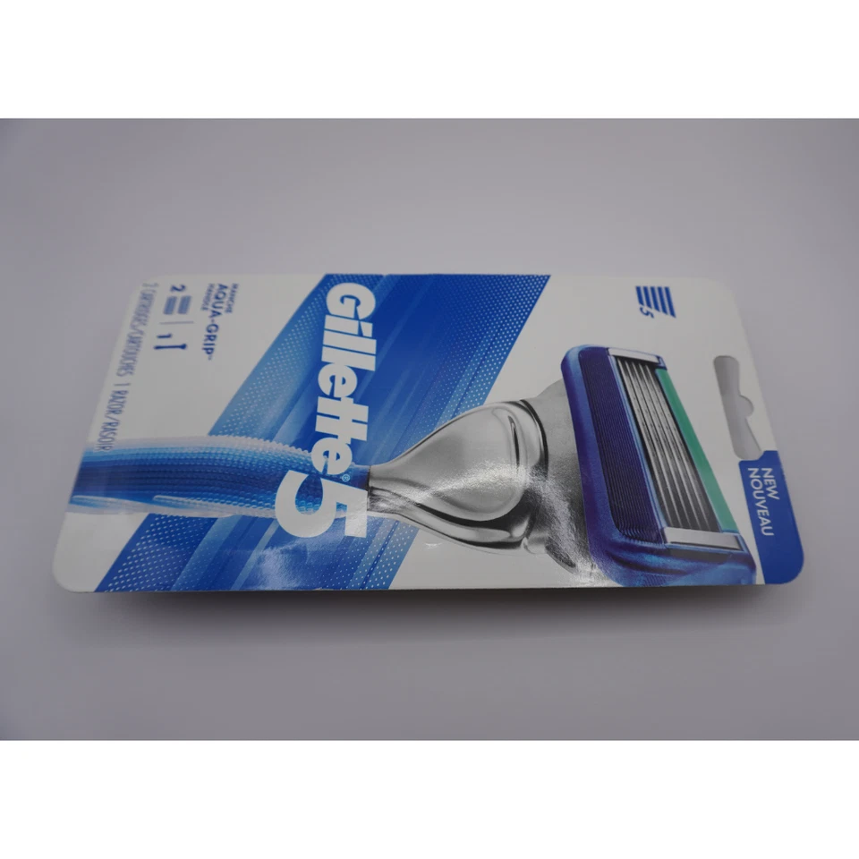 Mango de afeitar Gillette5 para hombre y cartuchos de recarga de 2 hojas (paquete de dos) Foto 4 de 4