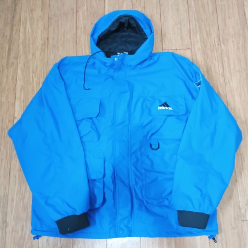 Vintage Adidas Jacket Blue 90s Size Large See Pictures And Description