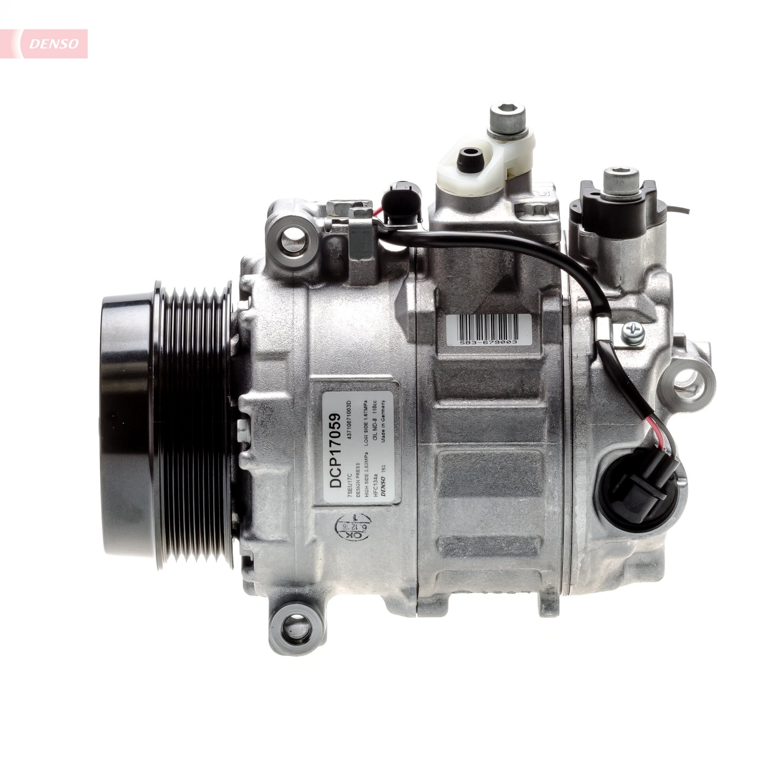 DCP17059 DENSO COMPRESSOR, AIR CONDITIONING FOR MERCEDES-BENZ