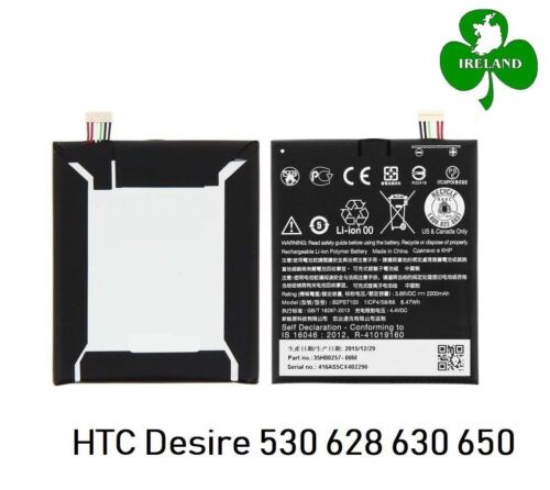 HTC Desire 530 628 630 650 Battery Replacement B2PST100 2200mAh New - Picture 1 of 1