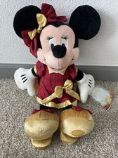 Minnie Mouse Disney Store Christmas Dress Plush 16 NWT