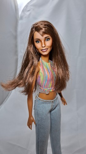 OOAK Janet Jackson Barbie Art Puppe "All For You" (Celebrity Doll Repaint) - Bild 1 von 18