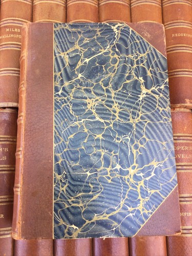 32 Volumes Works James Fenimore Cooper 1892 D Appleton 3/4 Leather Marbleized - Picture 8 of 12